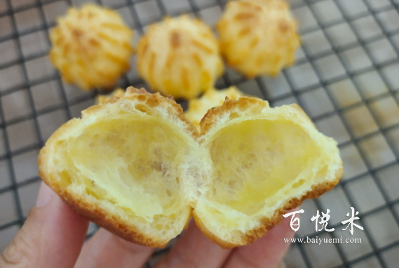 想吃泡芙不用出去買了,自己在家就能做!奶油泡芙制作方法,什么口味都能做